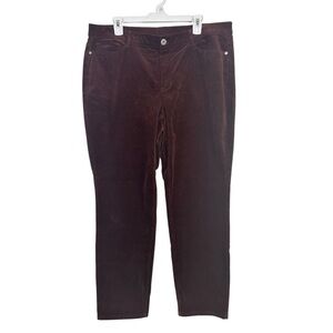 J. Jill Brown Velvet Pants